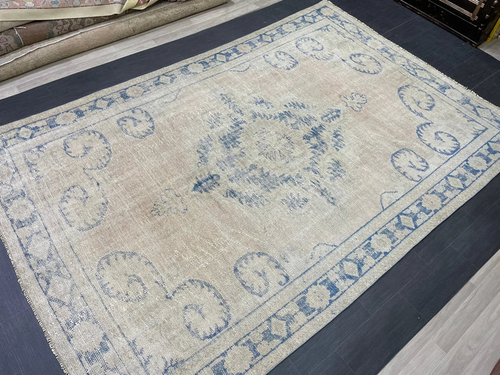 Rust Turkish Runner Rug 7' 6" x 11' 4" Hand-Knotted | No. WR93546