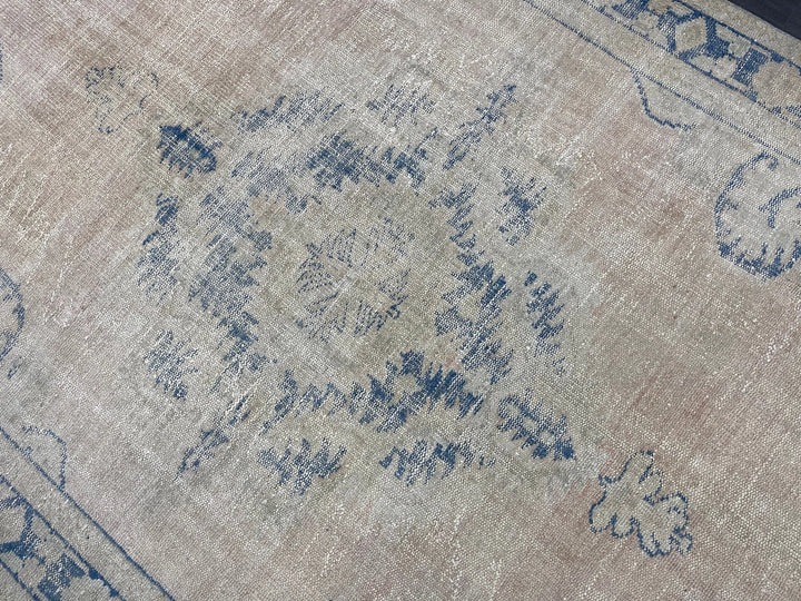 Rust Turkish Runner Rug 7' 6" x 11' 4" Hand-Knotted | No. WR93546