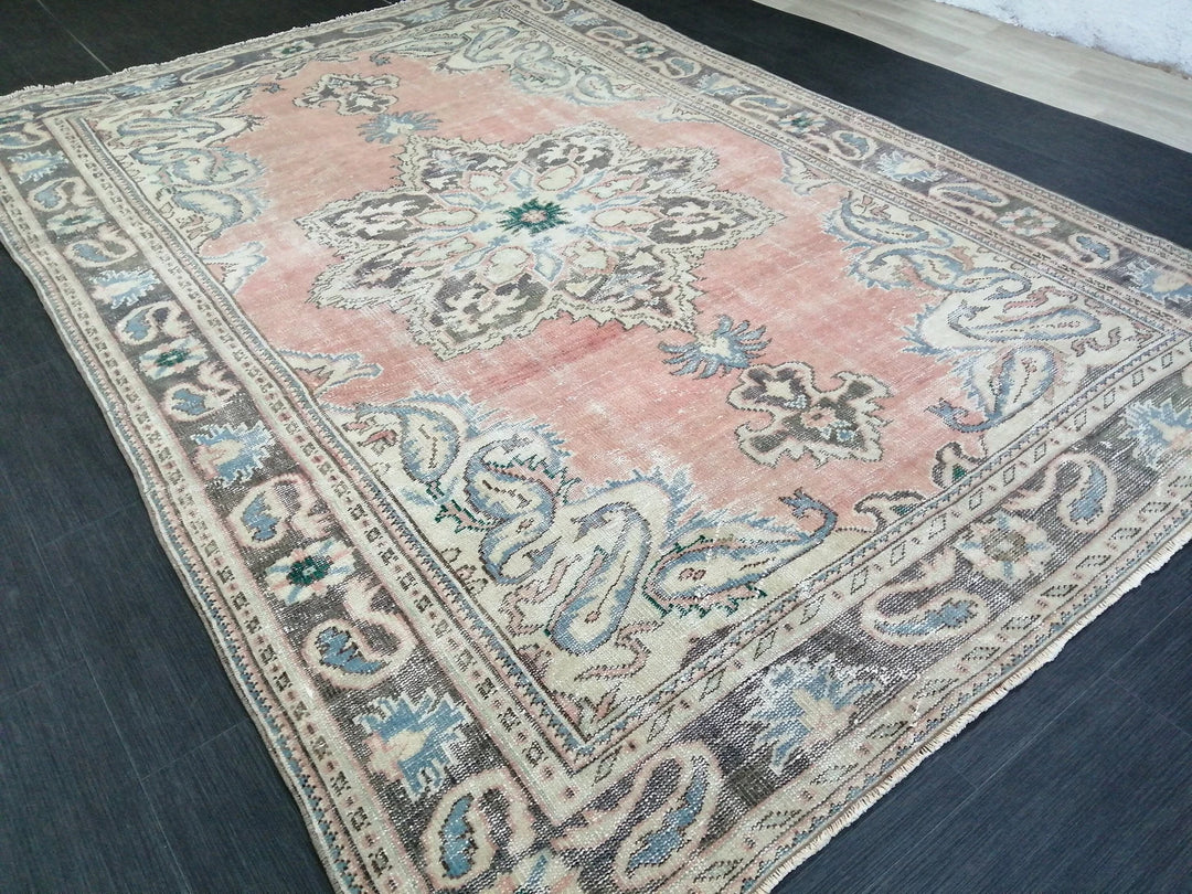 Rust Runner Rug 6' 9" x 9' 9" - No. WR94126