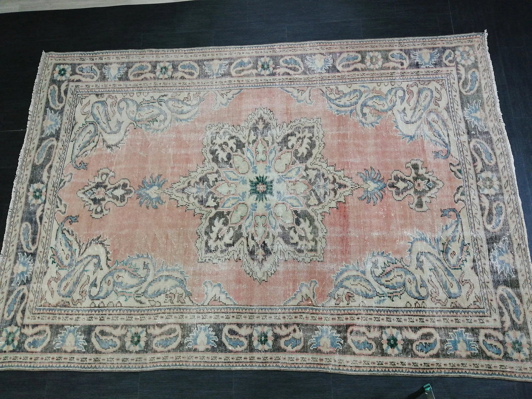 Rust Runner Rug 6' 9" x 9' 9" - No. WR94126
