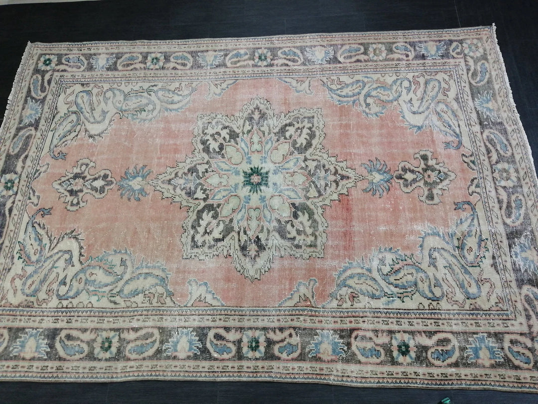Rust Runner Rug 6' 9" x 9' 9" - No. WR94126