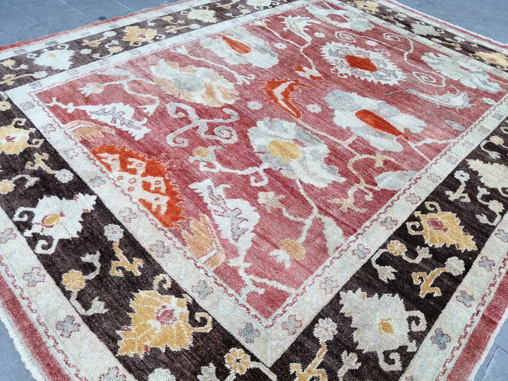 Turkish Oushak Rug 9' x 11' 8" Hand-Knotted | No. WR94433