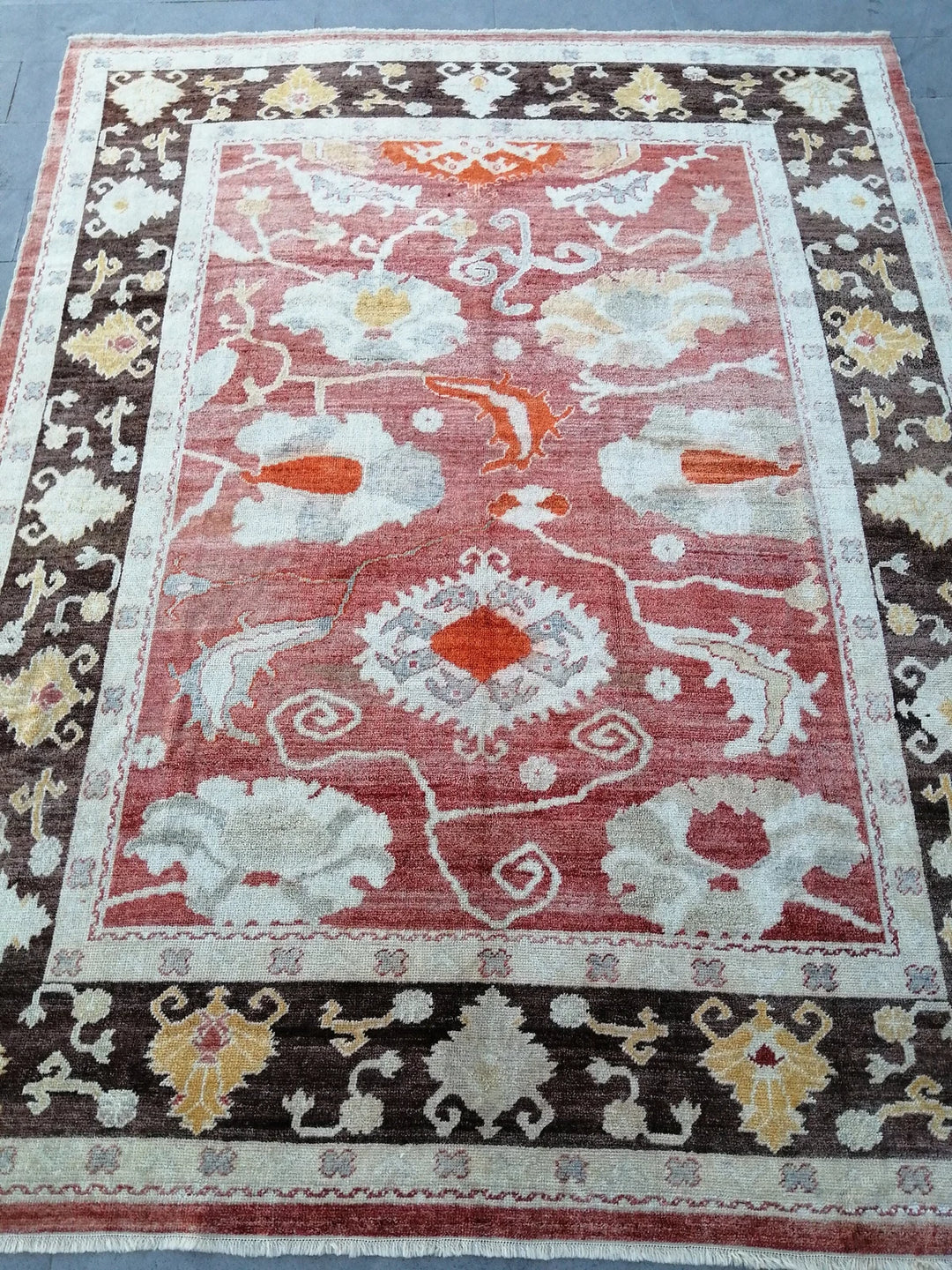 Turkish Oushak Rug 9' x 11' 8" Hand-Knotted | No. WR94433