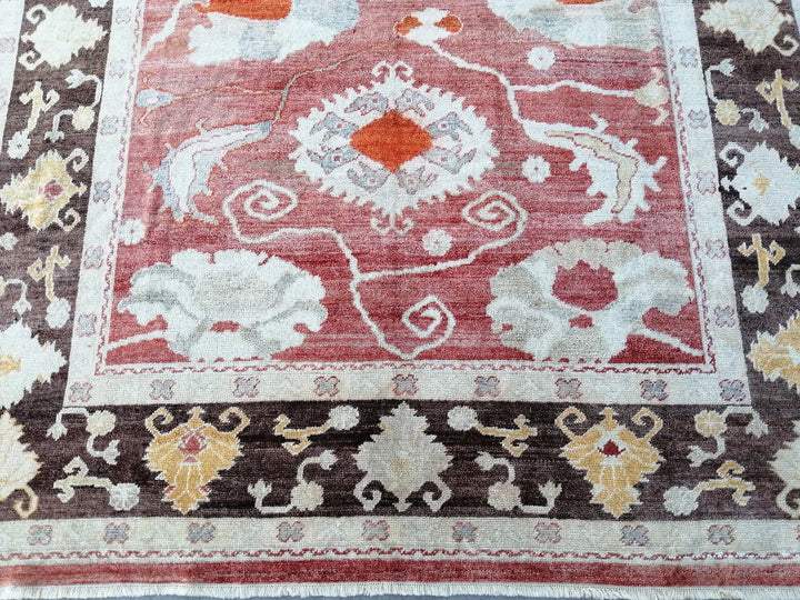 Turkish Oushak Rug 9' x 11' 8" Hand-Knotted | No. WR94433