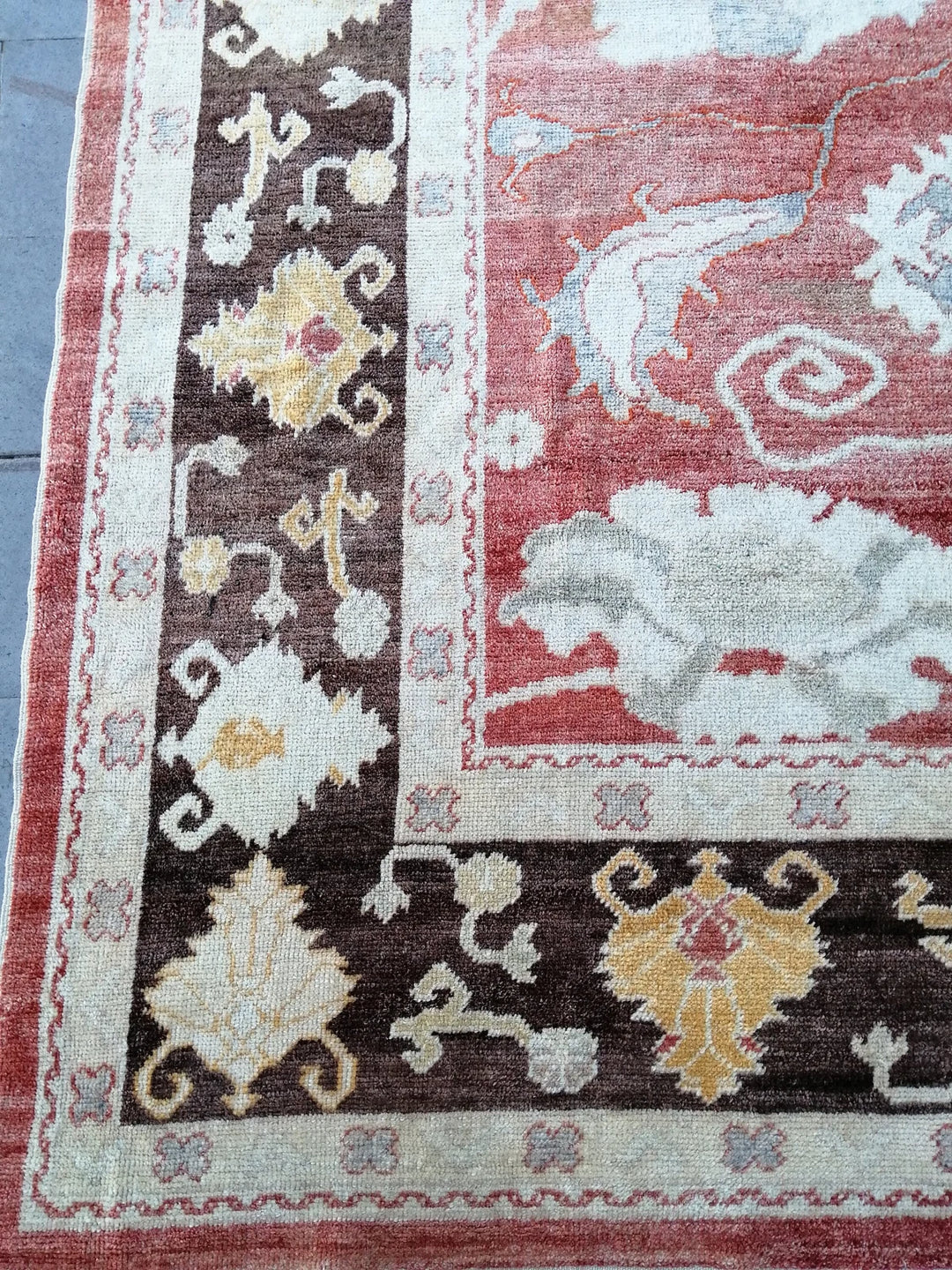 Turkish Oushak Rug 9' x 11' 8" Hand-Knotted | No. WR94433