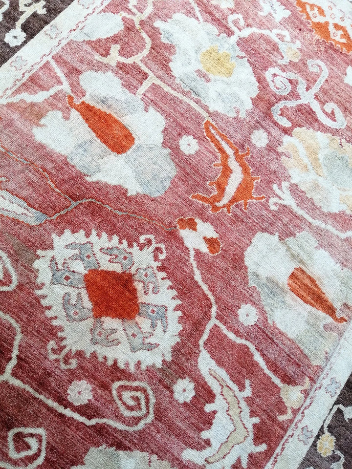 Turkish Oushak Rug 9' x 11' 8" Hand-Knotted | No. WR94433