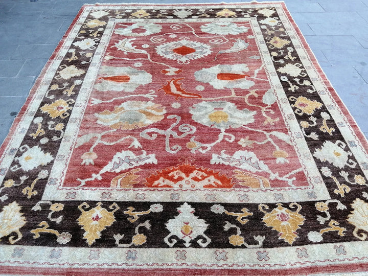 Turkish Oushak Rug 9' x 11' 8" Hand-Knotted | No. WR94433