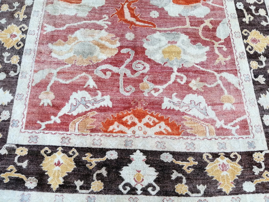 Turkish Oushak Rug 9' x 11' 8" Hand-Knotted | No. WR94433