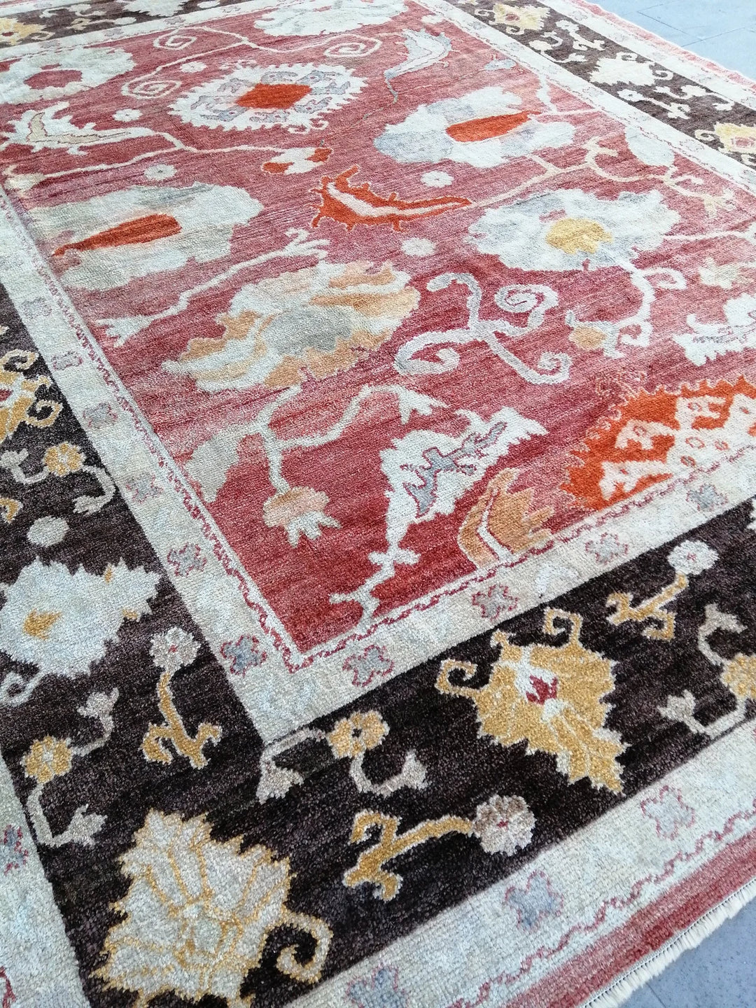 Turkish Oushak Rug 9' x 11' 8" Hand-Knotted | No. WR94433