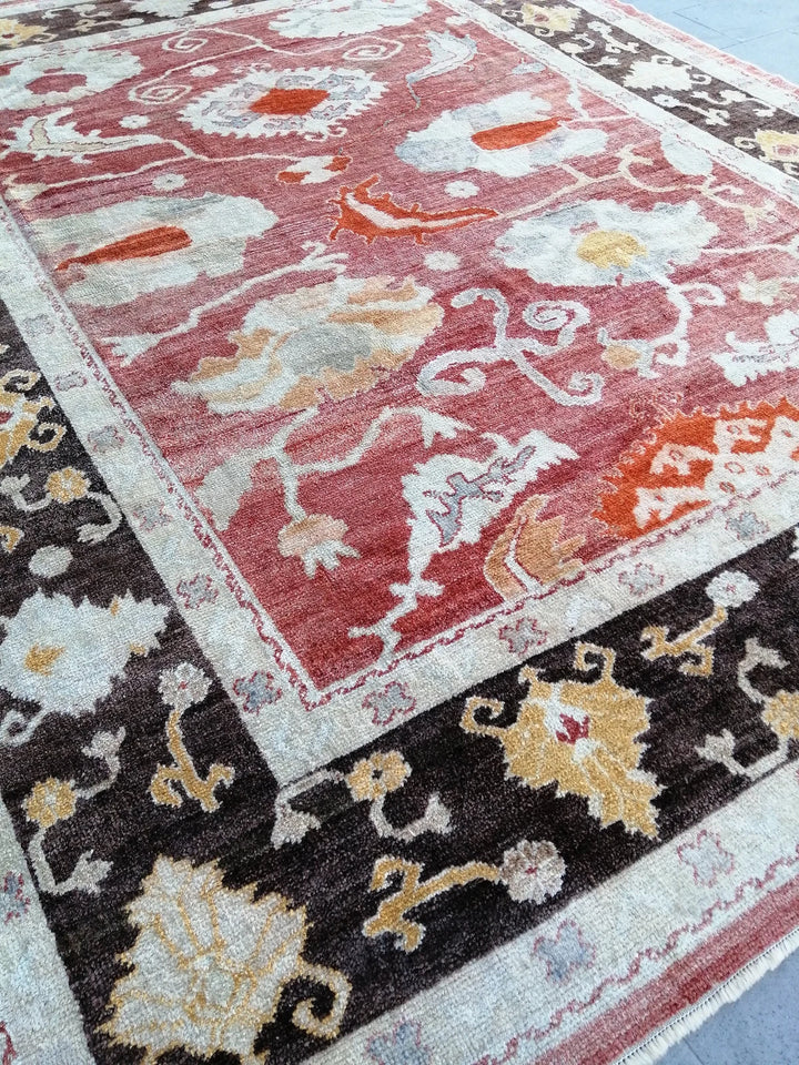 Turkish Oushak Rug 9' x 11' 8" Hand-Knotted | No. WR94433