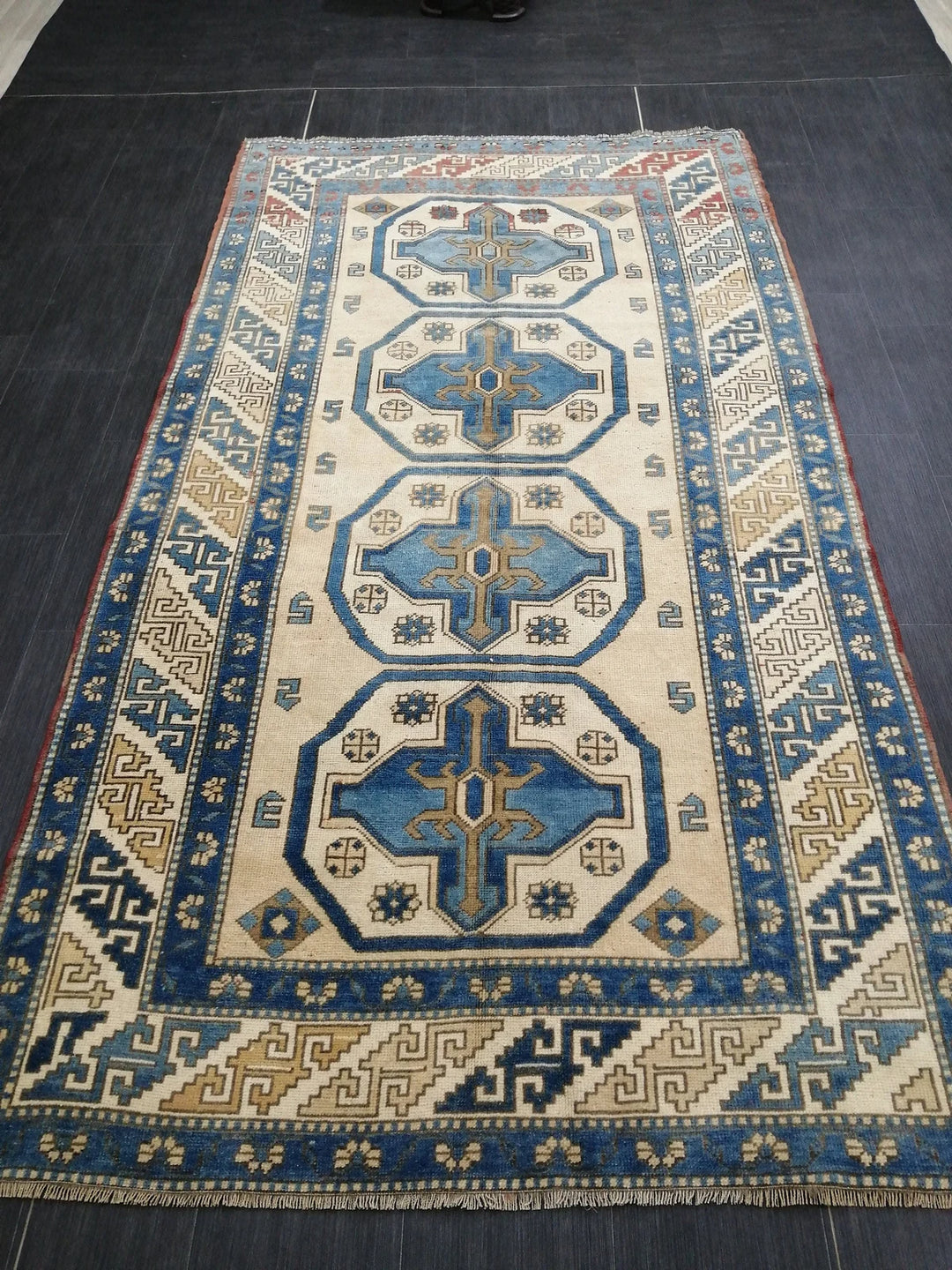 Turkish Runner Rug 4' 8" x 8' 9" Hand-Knotted | No. WR94641