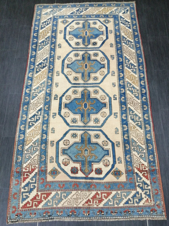 Turkish Runner Rug 4' 8" x 8' 9" Hand-Knotted | No. WR94641