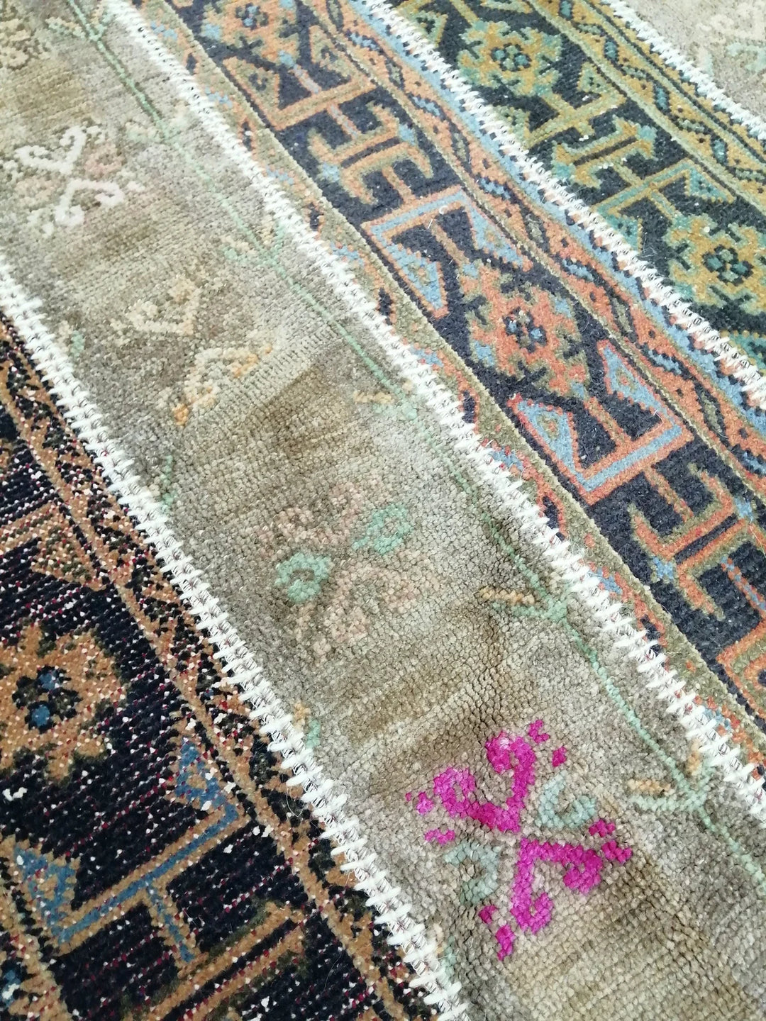 Rust Turkish Runner Rug 5' x 7' 9" Hand-Knotted | No. WR95270