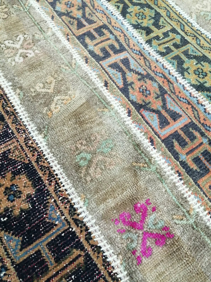 Rust Turkish Runner Rug 5' x 7' 9" Hand-Knotted | No. WR95270