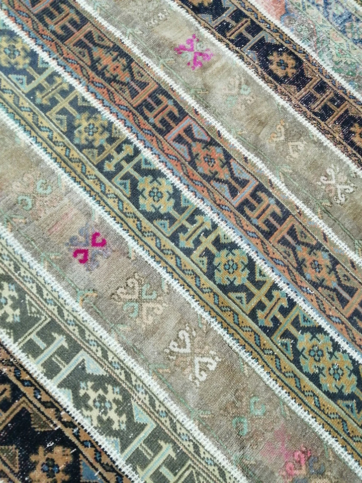 Rust Turkish Runner Rug 5' x 7' 9" Hand-Knotted | No. WR95270