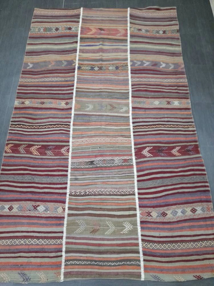 Rust Turkish Runner Rug 6' x 9' 11" Hand-Knotted | No. WR95503