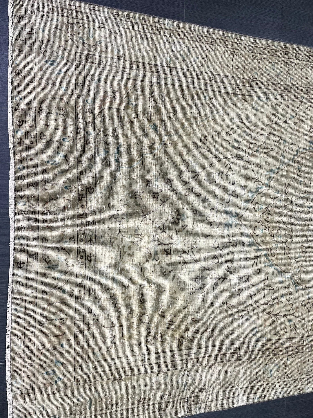 Rust Turkish Runner Rug 5' 7" x 8' 10" Hand-Knotted | No. WR95923