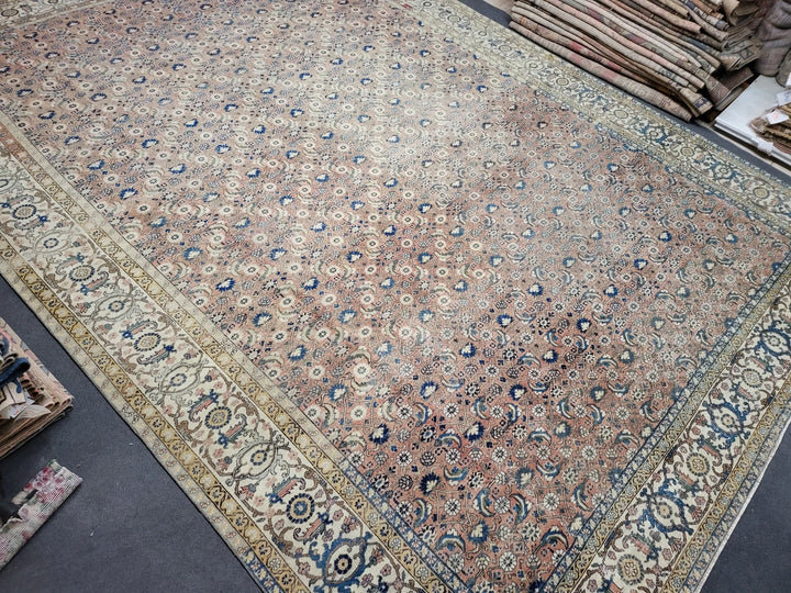 Turkish Oushak Rug 9' 1" x 12' 8" Hand-Knotted | No. WR96159