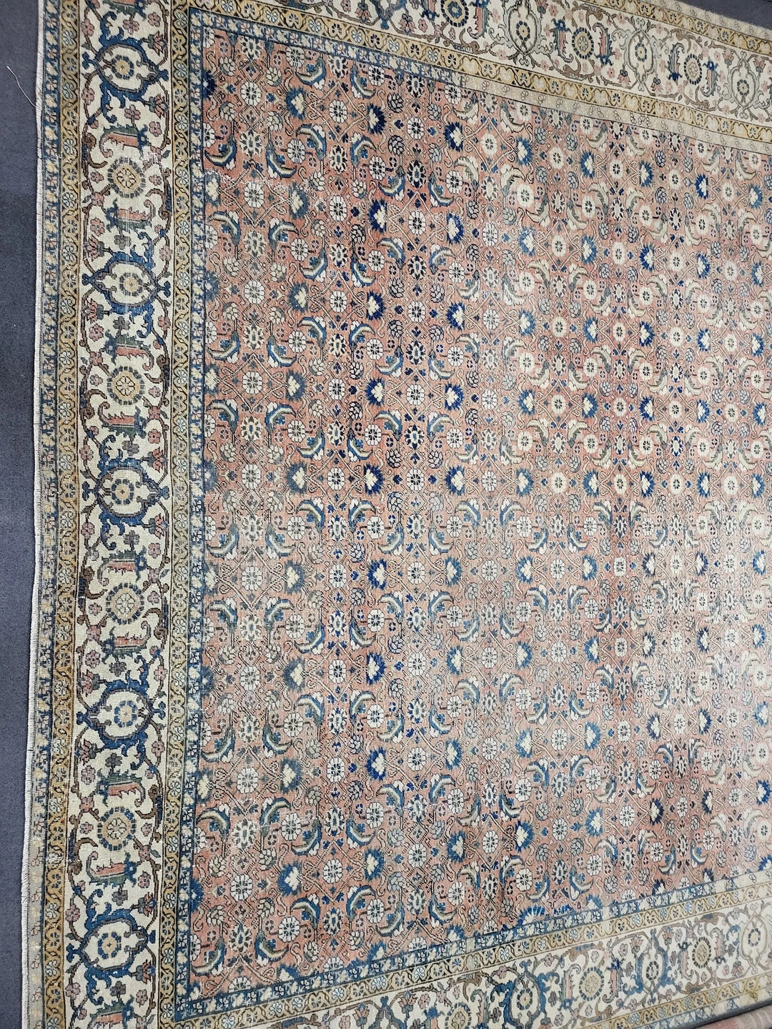 Turkish Oushak Rug 9' 1" x 12' 8" Hand-Knotted | No. WR96159