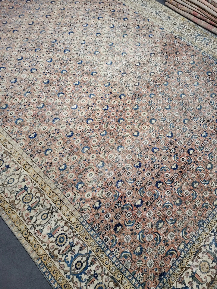 Turkish Oushak Rug 9' 1" x 12' 8" Hand-Knotted | No. WR96159