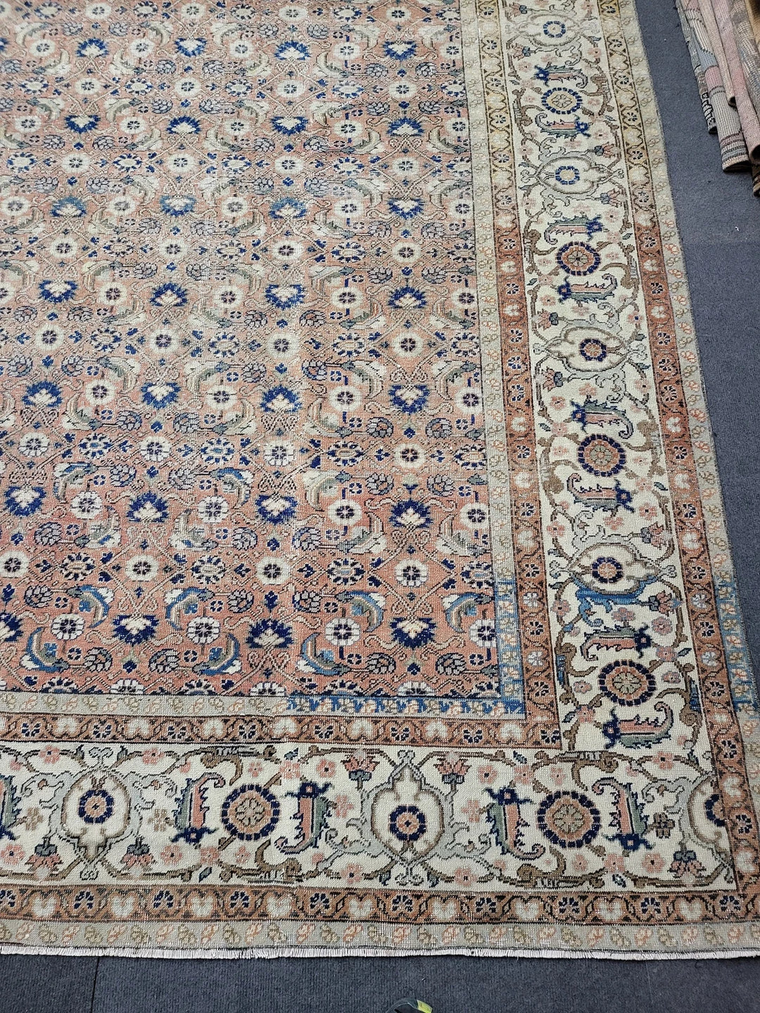 Turkish Oushak Rug 9' 1" x 12' 8" Hand-Knotted | No. WR96159