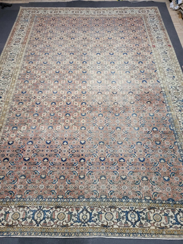 Turkish Oushak Rug 9' 1" x 12' 8" Hand-Knotted | No. WR96159