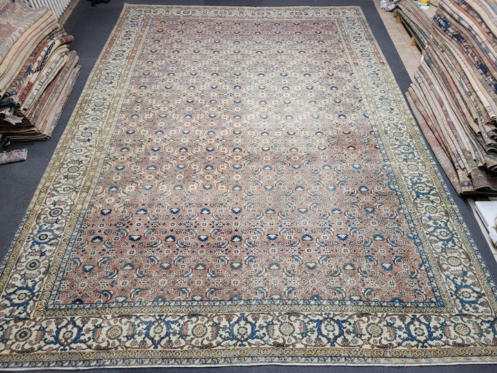 Turkish Oushak Rug 9' 1" x 12' 8" Hand-Knotted | No. WR96159