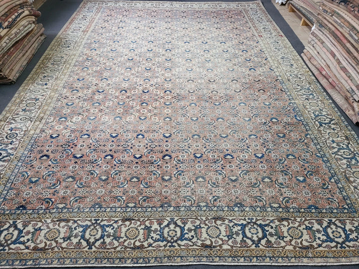 Turkish Oushak Rug 9' 1" x 12' 8" Hand-Knotted | No. WR96159