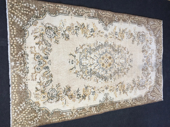 Rust Turkish Runner Rug 4' x 6' 11" Hand-Knotted | No. WR97346