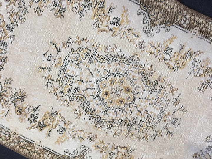 Rust Turkish Runner Rug 4' x 6' 11" Hand-Knotted | No. WR97346