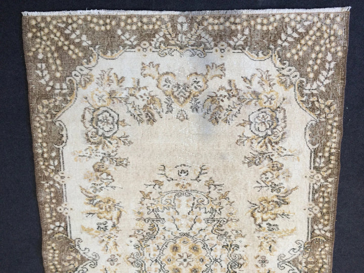 Rust Turkish Runner Rug 4' x 6' 11" Hand-Knotted | No. WR97346