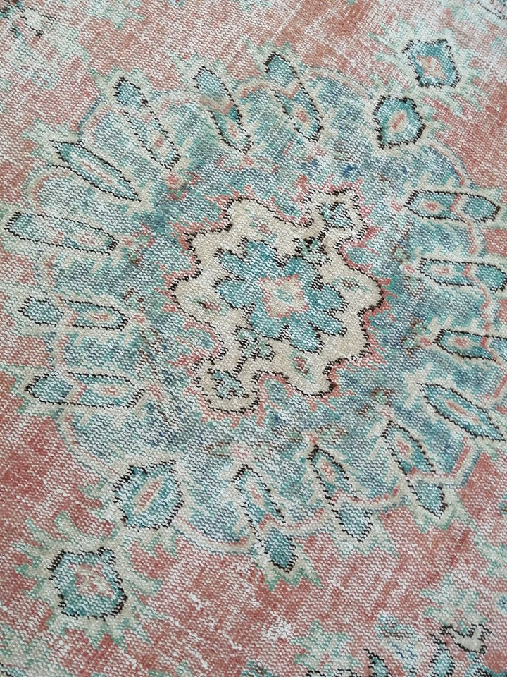 Rust Turkish Runner Rug 5' 9" x 9' 5" Hand-Knotted | No. WR97547