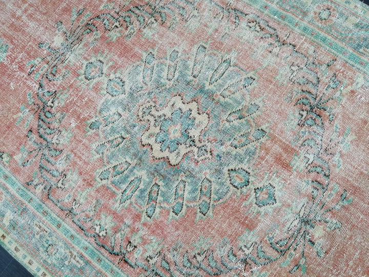Rust Turkish Runner Rug 5' 9" x 9' 5" Hand-Knotted | No. WR97547