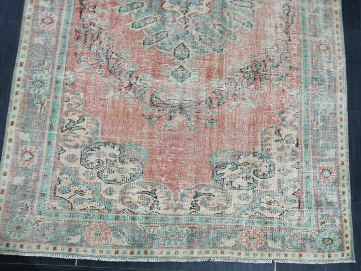 Rust Turkish Runner Rug 5' 9" x 9' 5" Hand-Knotted | No. WR97547