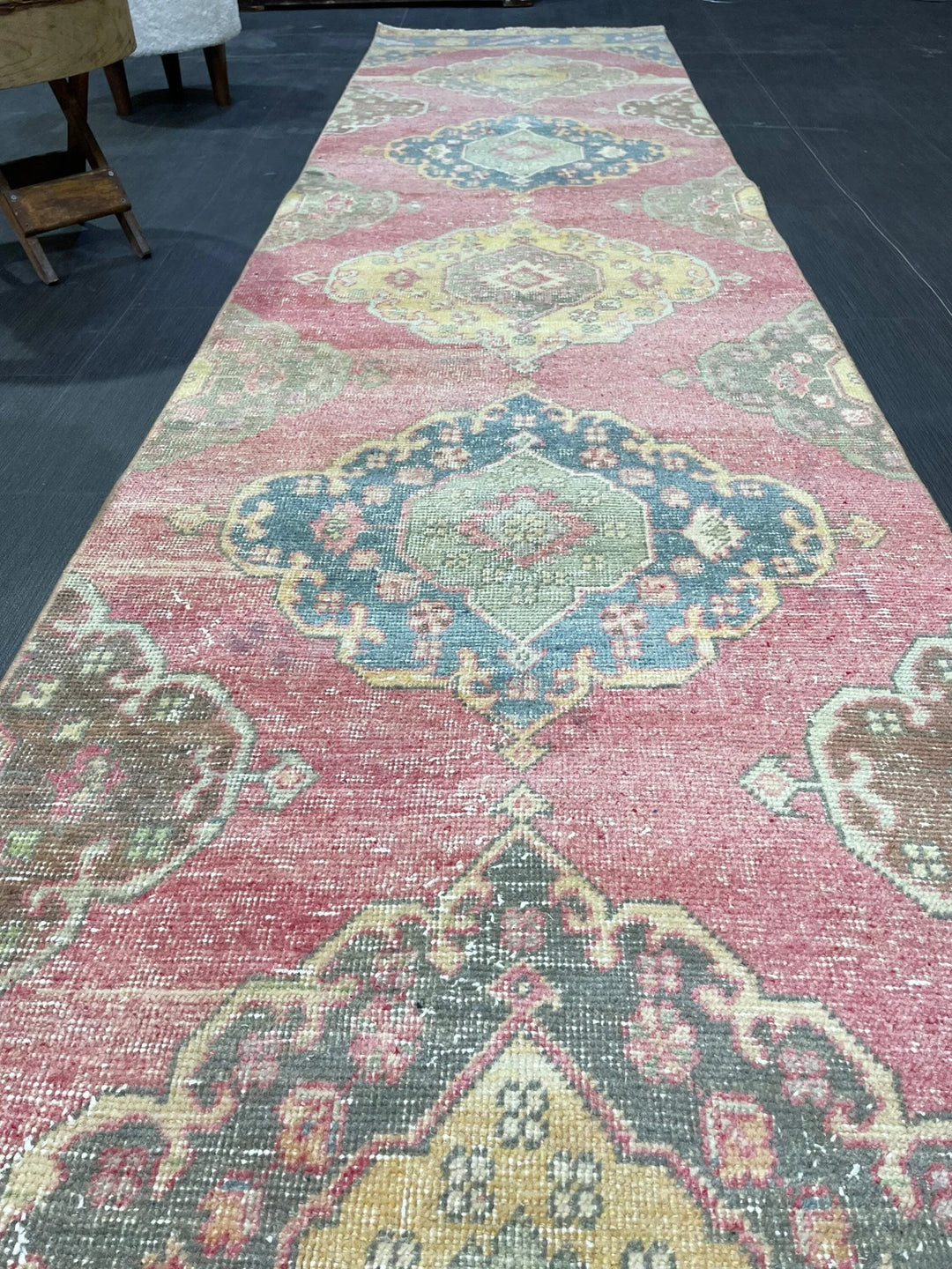 Turkish Runner Rug 2' 9" x 12' 8" Hand-Knotted | No. WR97859