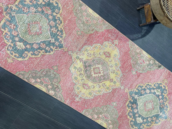 Turkish Runner Rug 2' 9" x 12' 8" Hand-Knotted | No. WR97859