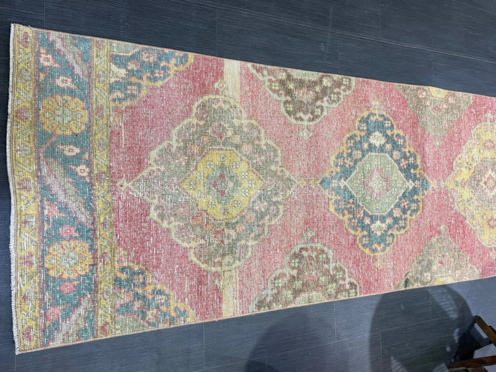 Turkish Runner Rug 2' 9" x 12' 8" Hand-Knotted | No. WR97859