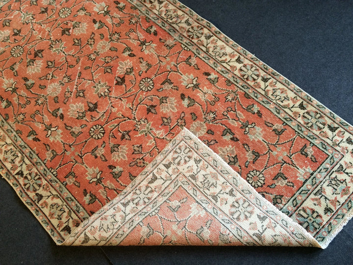 Salmon Turkish Oushak Rug Hand-Knotted | No. WR98015