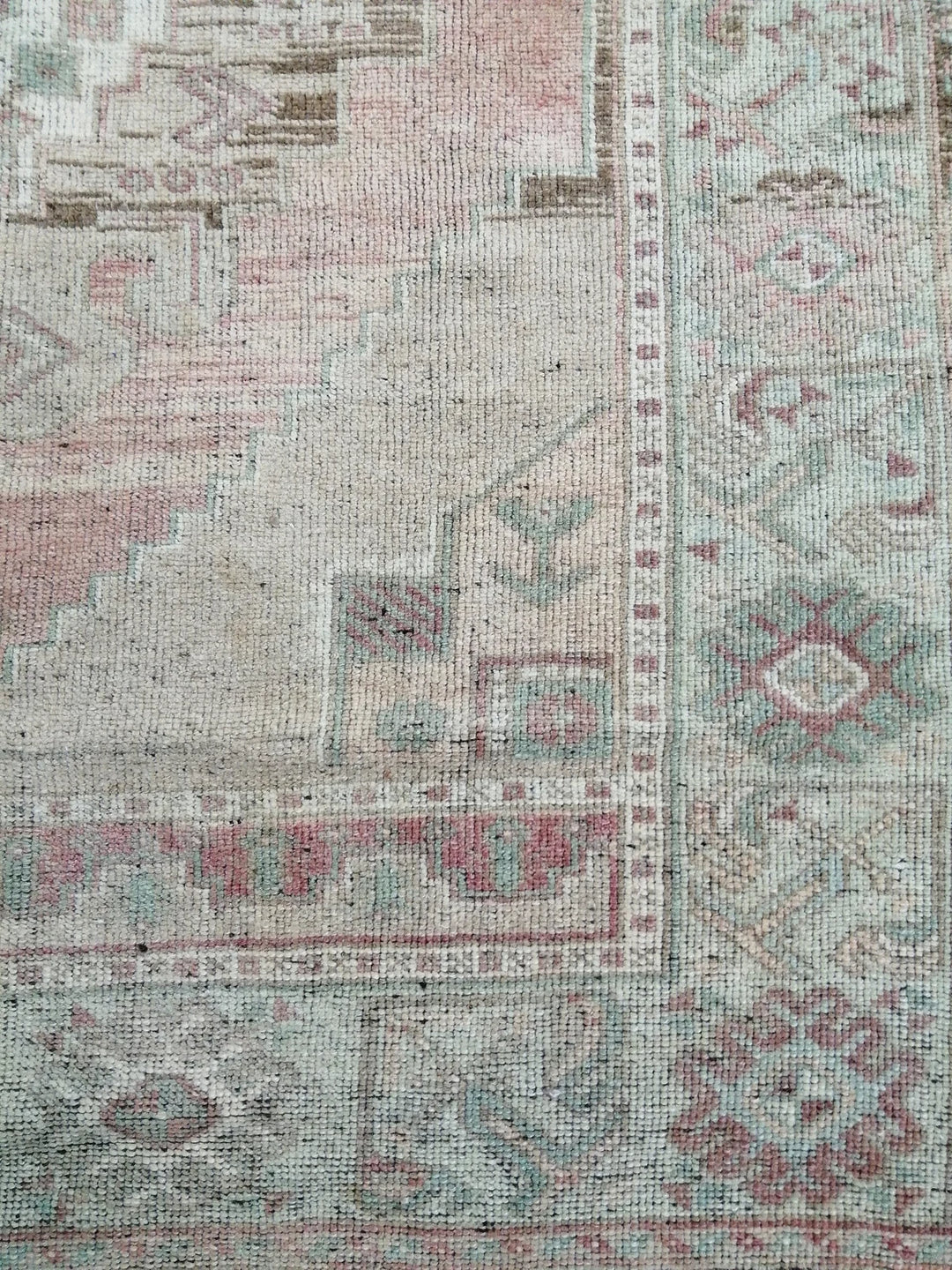 Tan Turkish Runner Rug 4' 10" x 10' 7" Hand-Knotted | No. WR98242