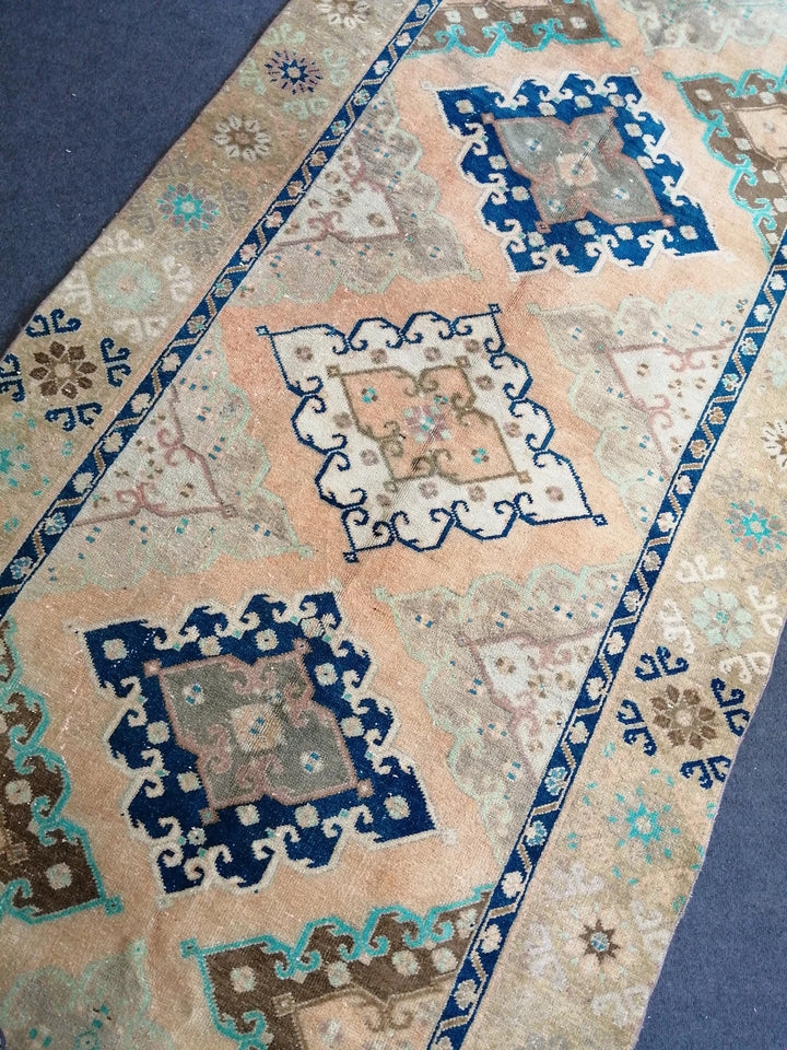 Turkish Runner Rug 4' 10" x 13' Hand-Knotted | No. WR98994