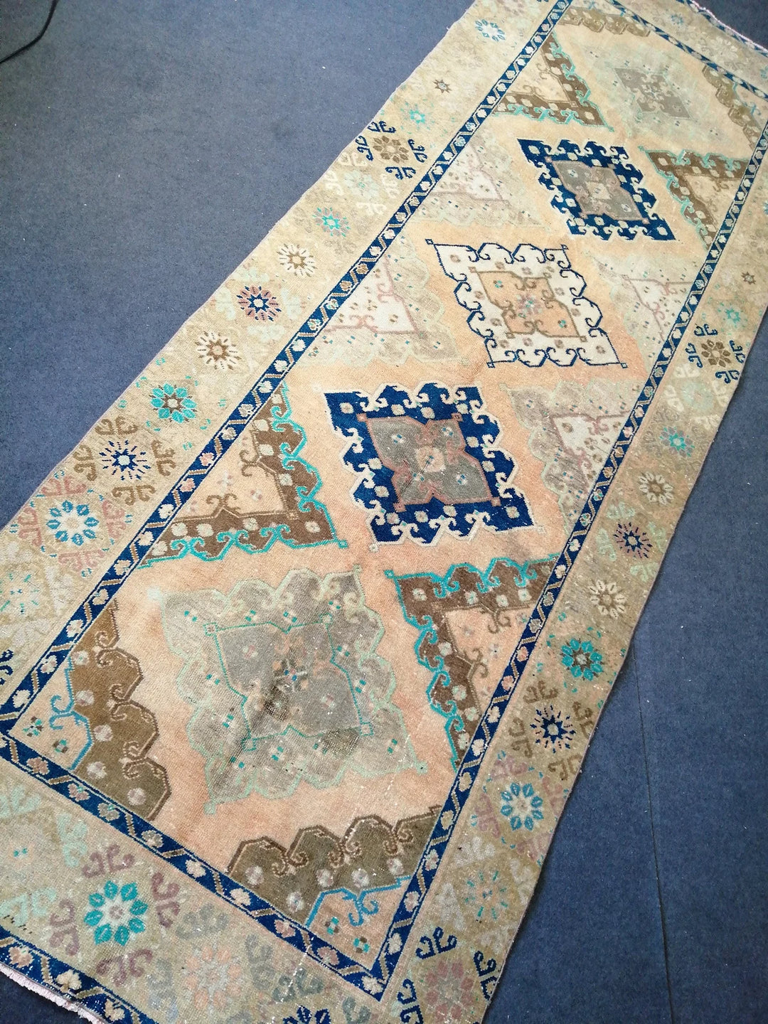 Turkish Runner Rug 4' 10" x 13' Hand-Knotted | No. WR98994