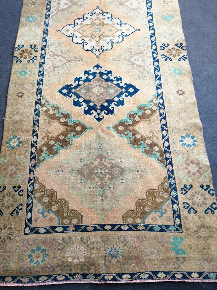 Turkish Runner Rug 4' 10" x 13' Hand-Knotted | No. WR98994