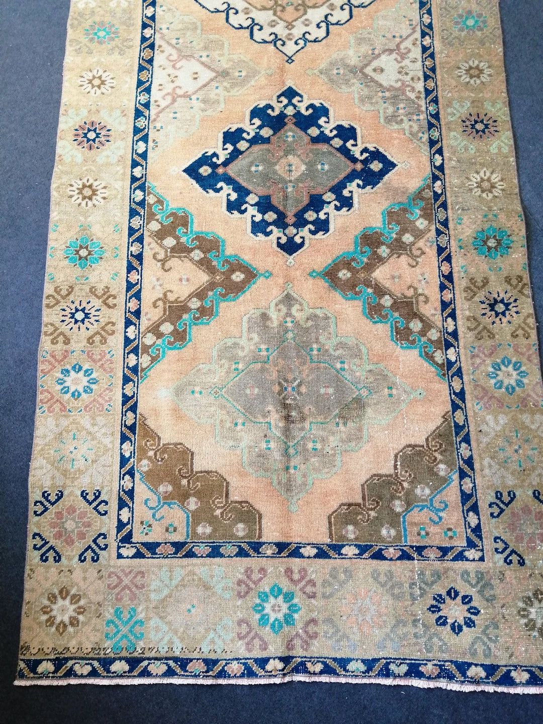 Turkish Runner Rug 4' 10" x 13' Hand-Knotted | No. WR98994