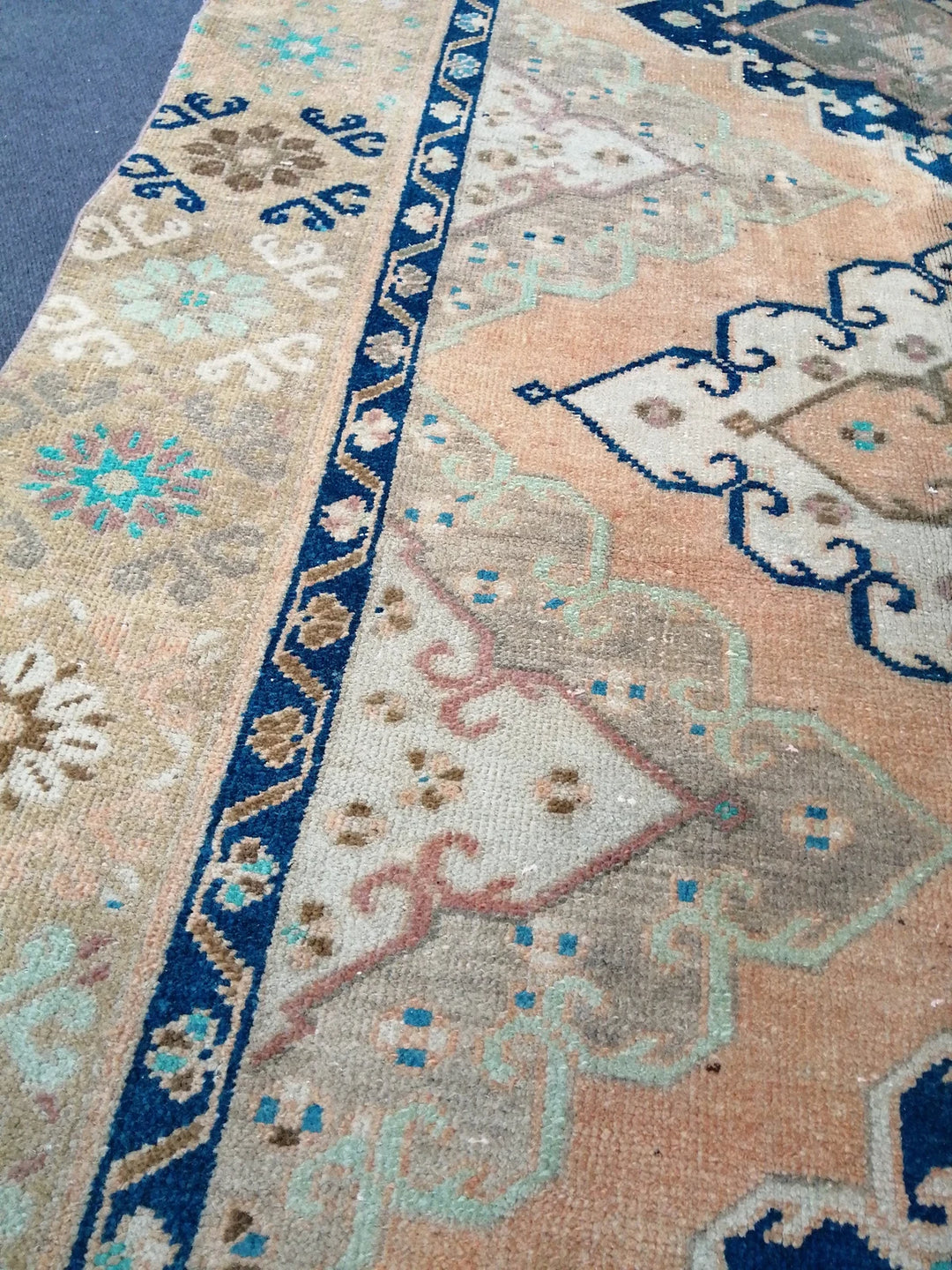 Turkish Runner Rug 4' 10" x 13' Hand-Knotted | No. WR98994