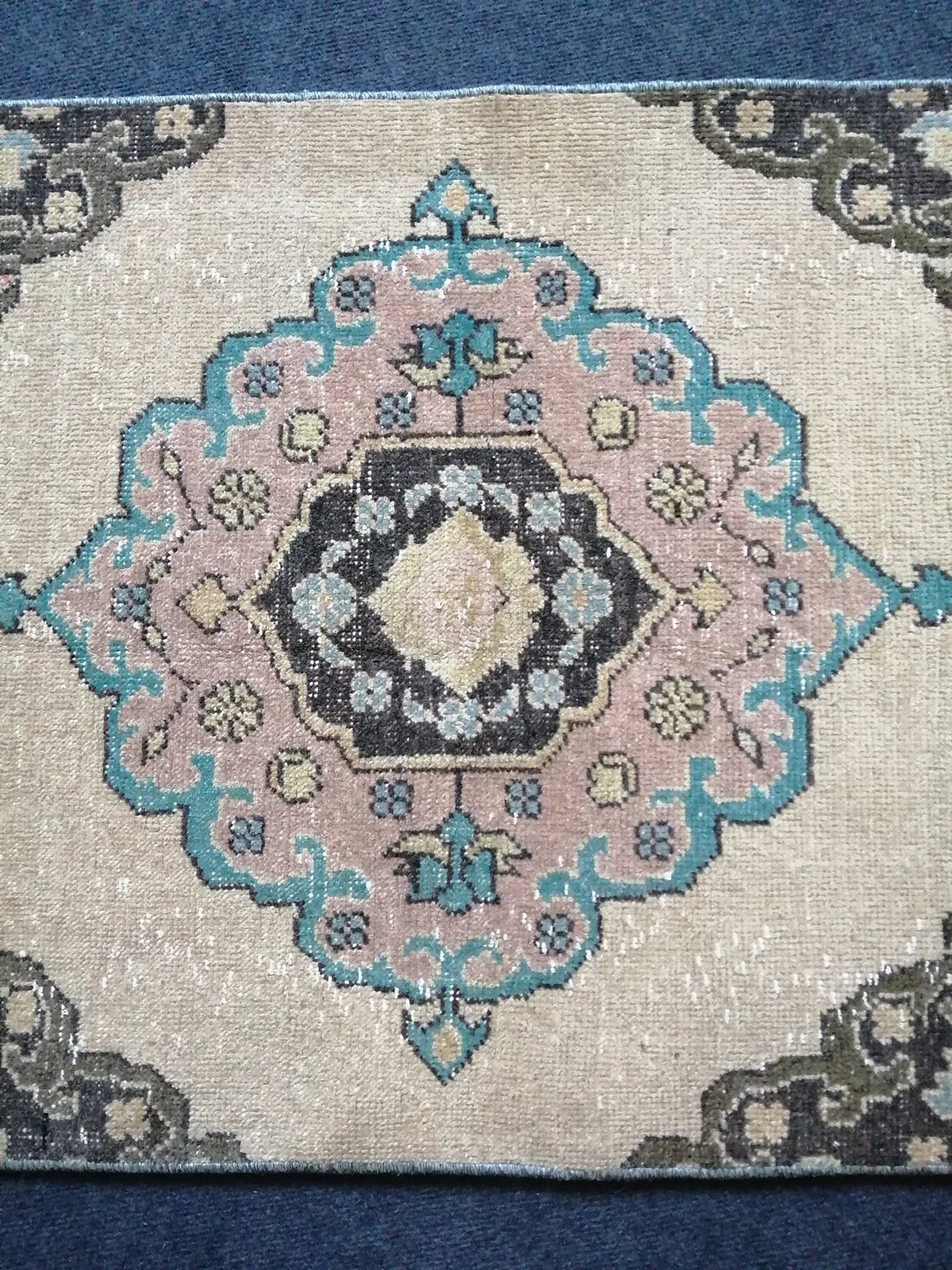 Beige Turkish Runner Rug 2' 7" x 12' 11" Hand-Knotted | No. WR99098