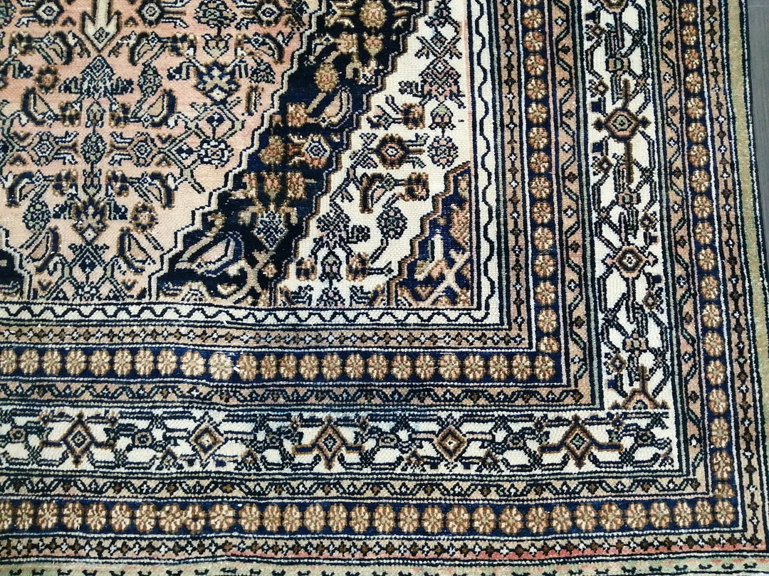 Navy Turkish Vintage Rug 8' x 11' 3" Hand-Knotted | No. WR99519