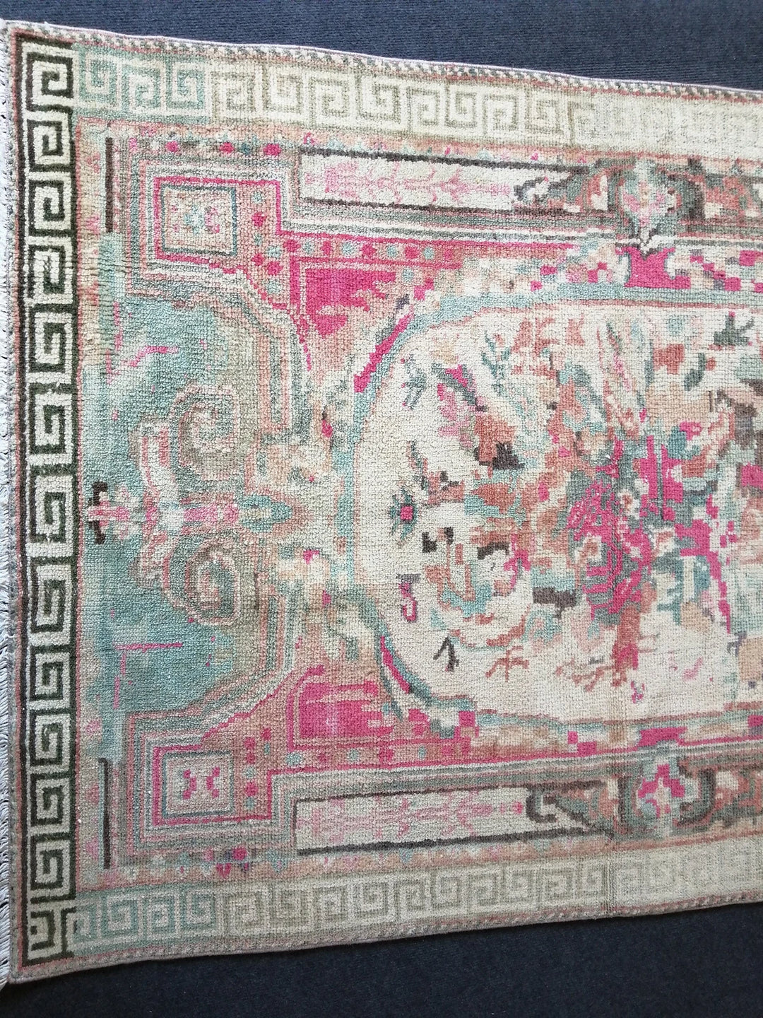 Rust Turkish Vintage Rug Hand-Knotted | No. WR99636