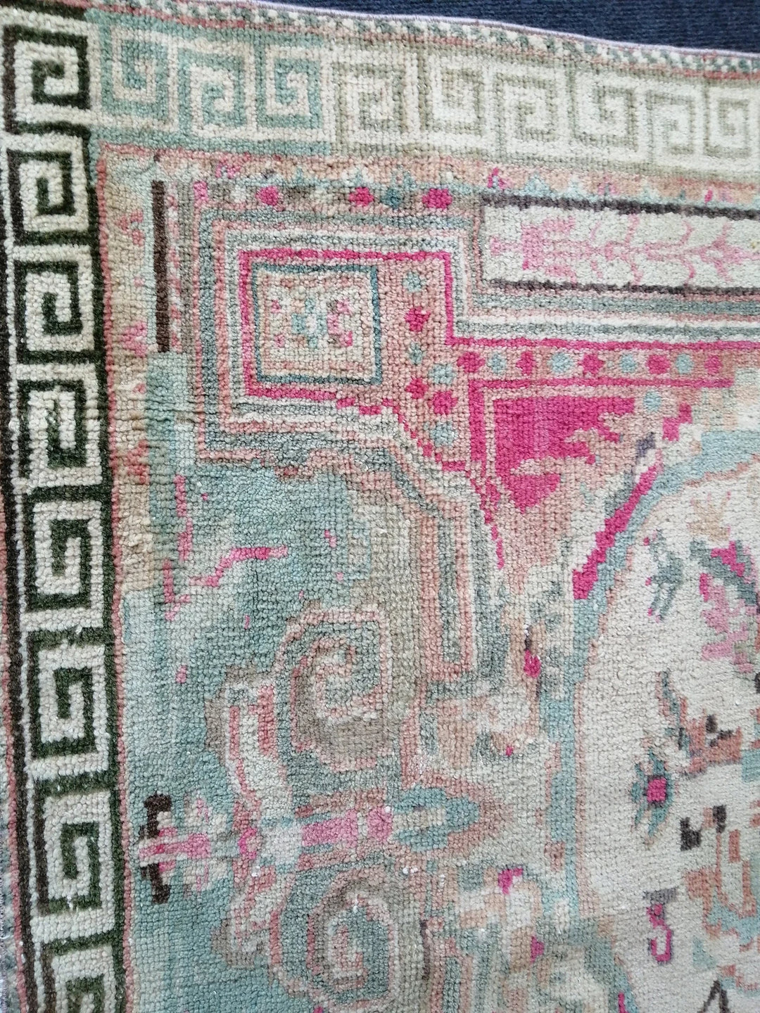 Rust Turkish Vintage Rug Hand-Knotted | No. WR99636