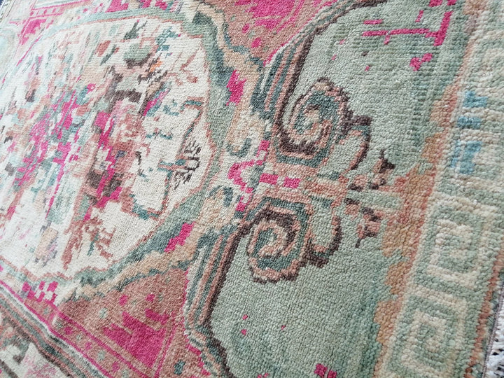 Rust Turkish Vintage Rug Hand-Knotted | No. WR99636
