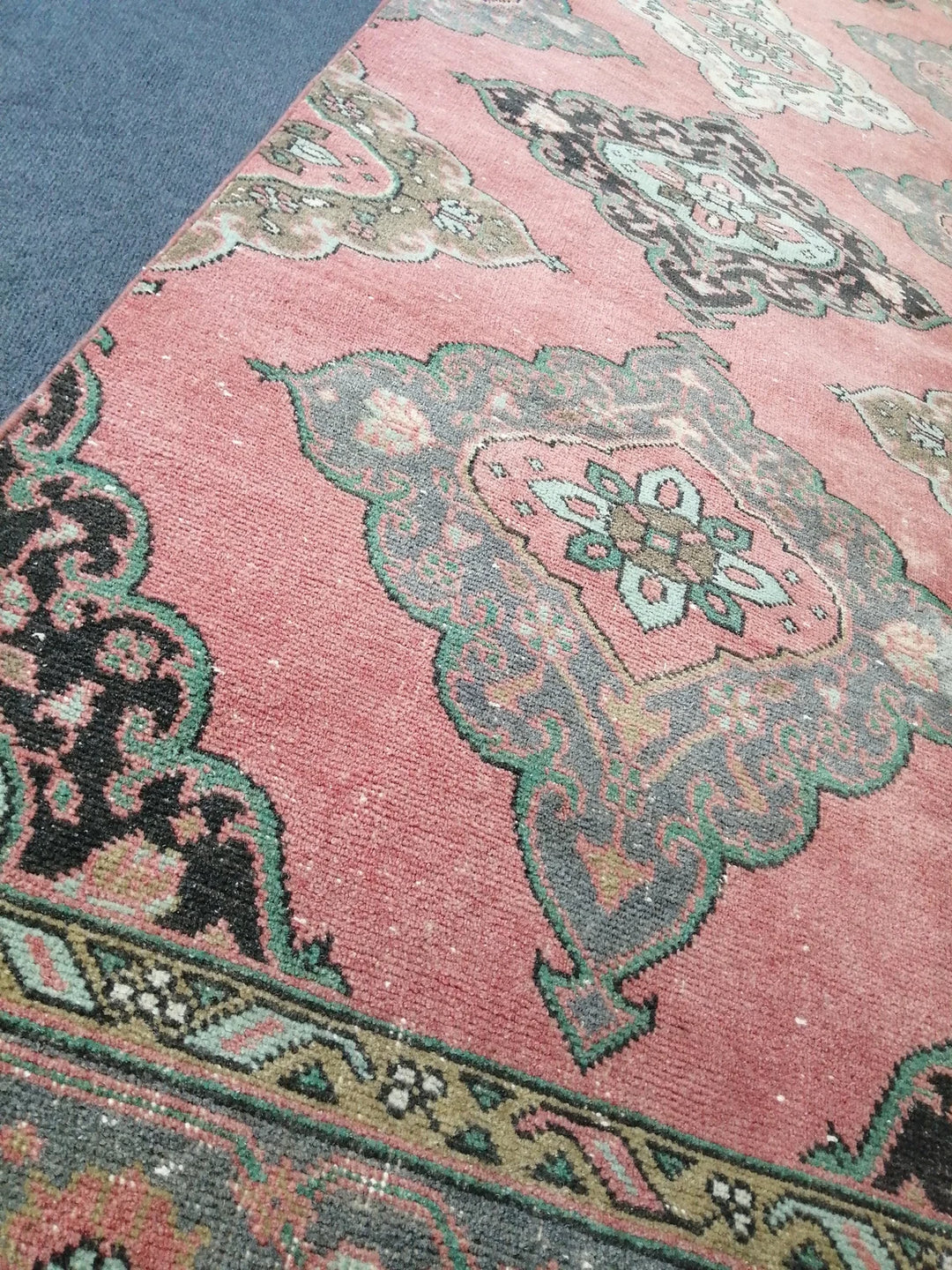 Rust Turkish Runner Rug 3' x 12' 8" Hand-Knotted | No. WR99948